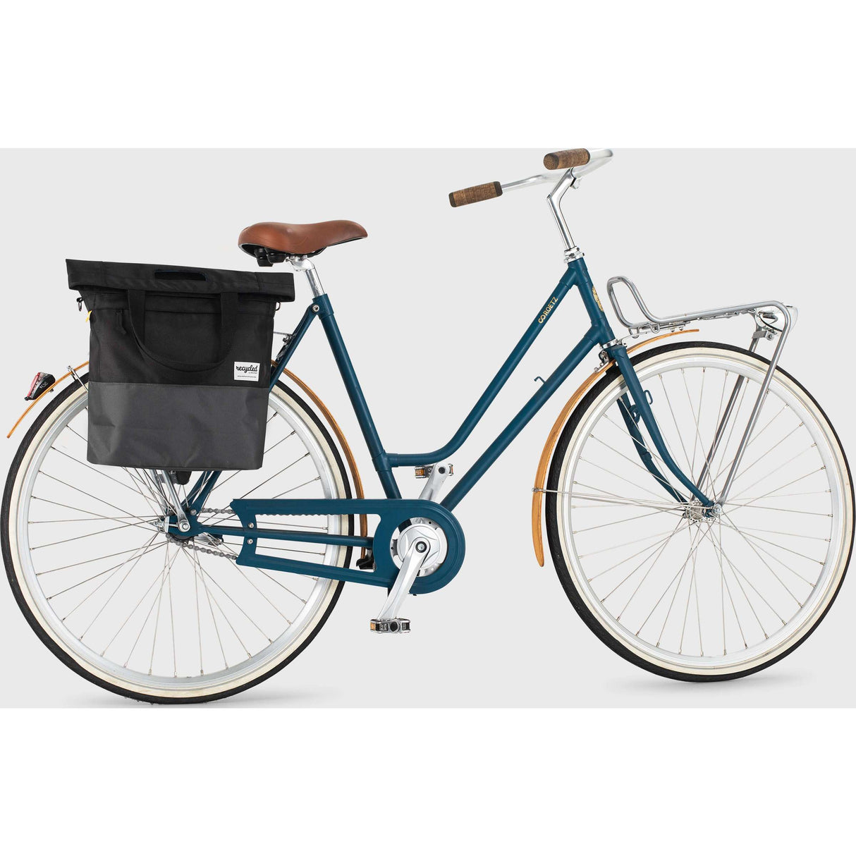 Urban Proof fietsshopper Recycled zwart grijs