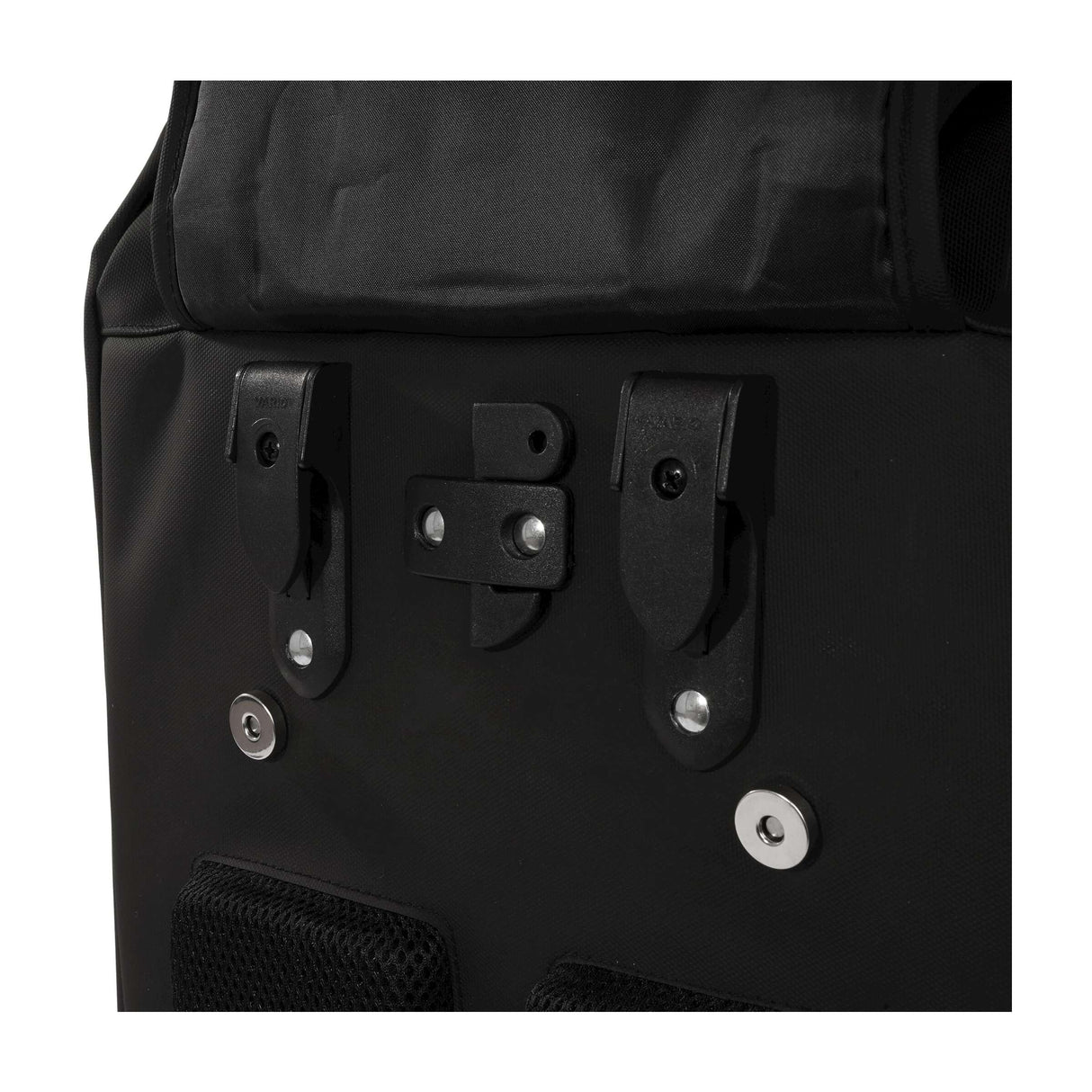 Urbanfester städtischer Rolltop -Pendler -Fahrradbeutel 20L Schwarz