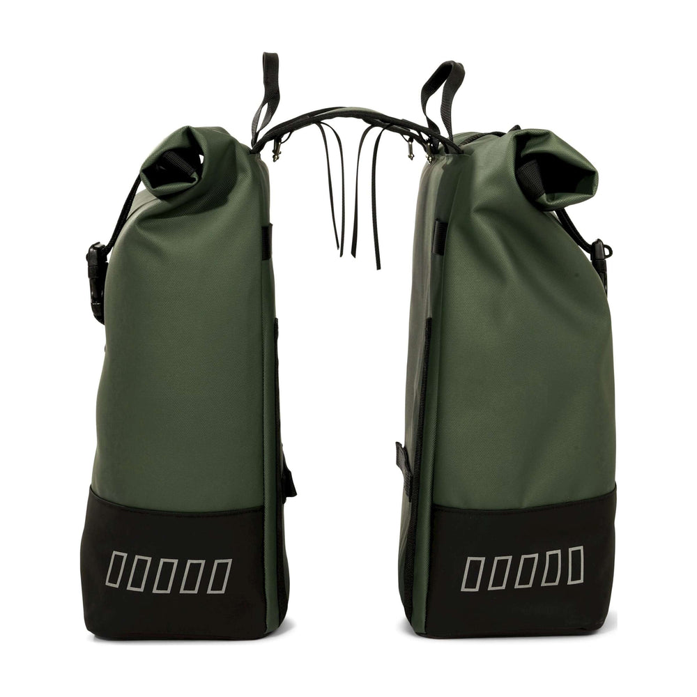 UrbanProof Двойна чанта за велосипед Urbanproof rolltop 38 литра зелена