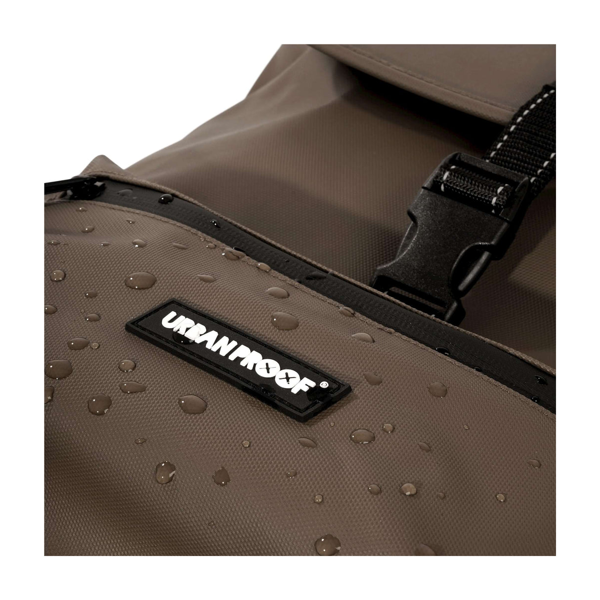 Urbanfester städtischer Fracht -Doppelfahrradbeutel 38 Liter Braun