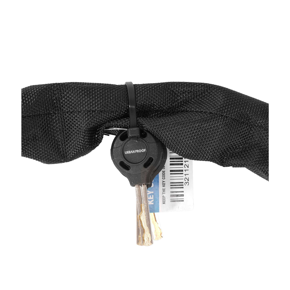 Urbanproof kettingslot art2 8mm 120cm zwart