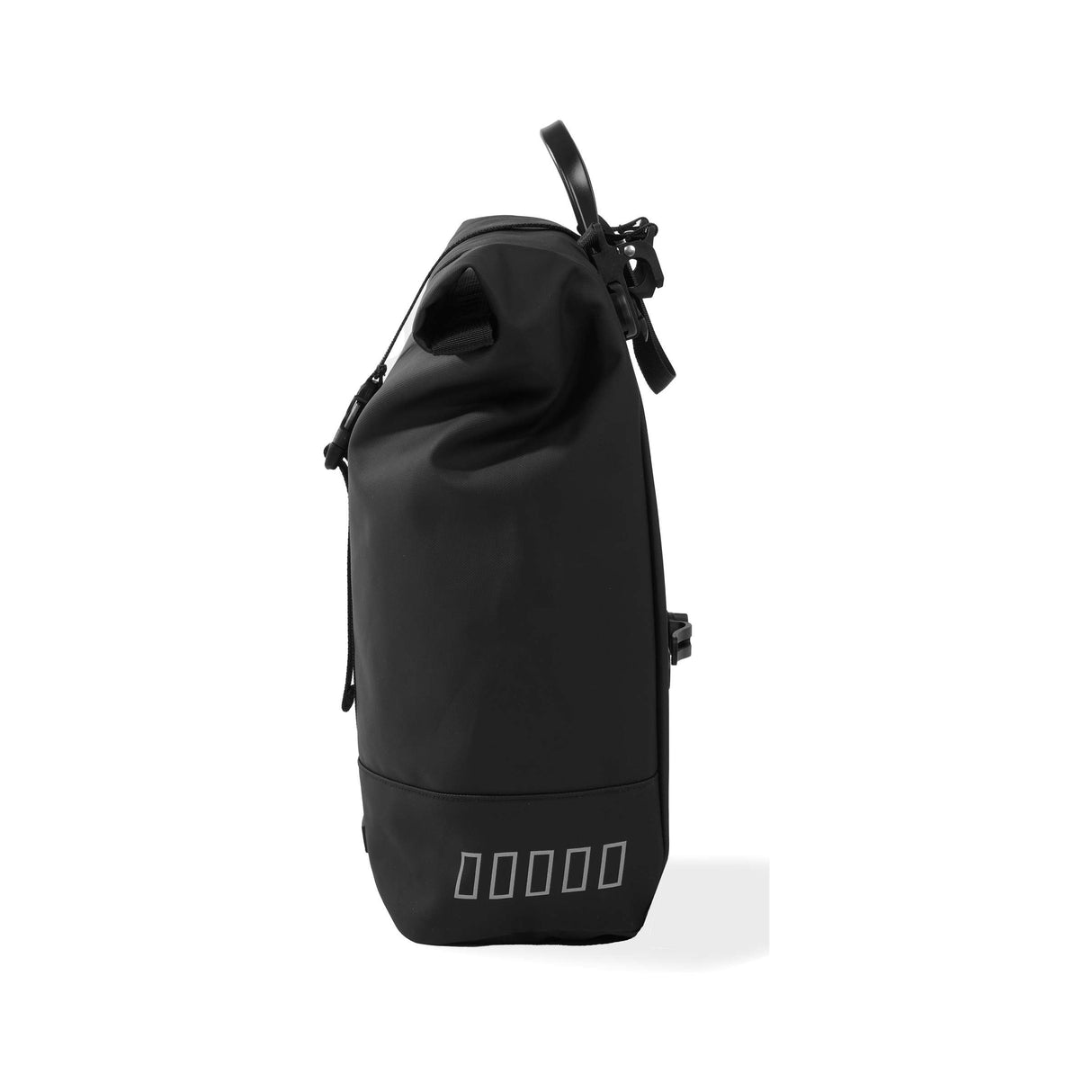 Mála rolla aonair cruthúnas uirbeach uirbeach 20l dubh athchúrsáilte