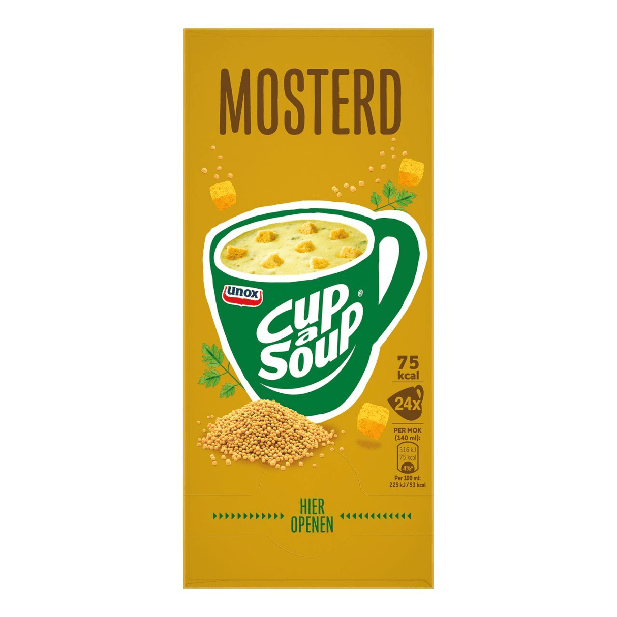Cup-a-soup unox mustard (24x 140ml)
