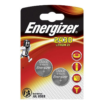 Enerdis energizer litium 3v cr2430 läpipainopakkaus 2 kpl