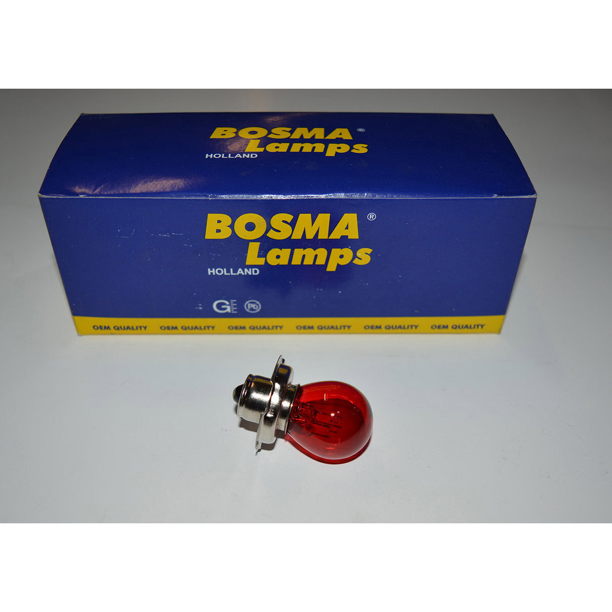 Lampe 6V-15W P26S Collier rouge