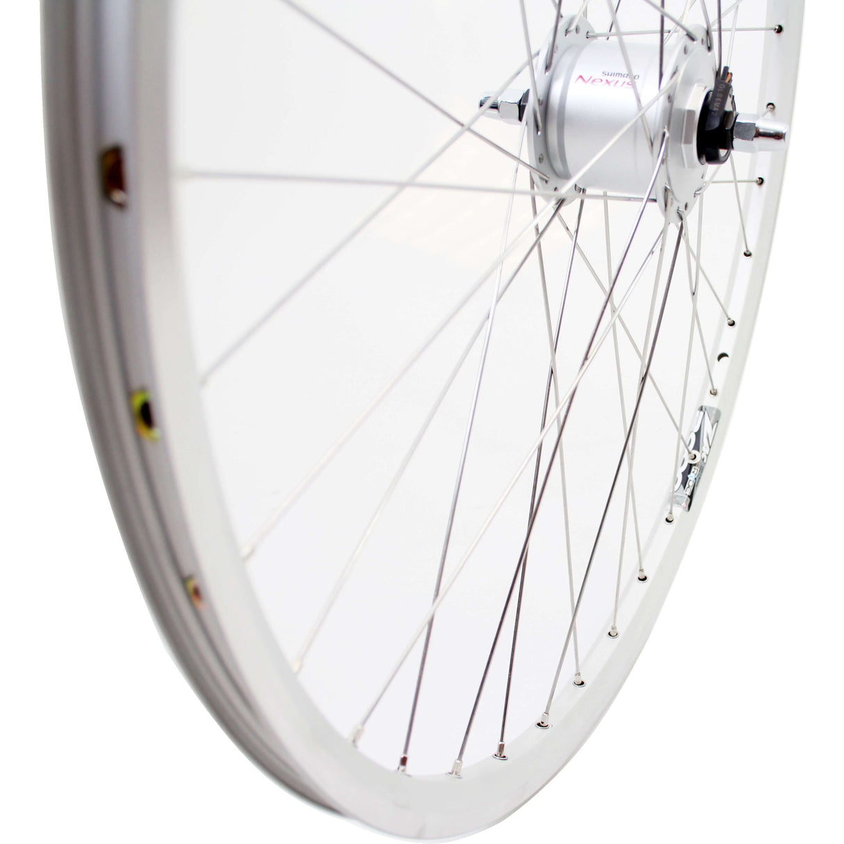 Roland Front wheel 28 hub dynamometer DH3N31 ZAC2000 silver stainless steel spk