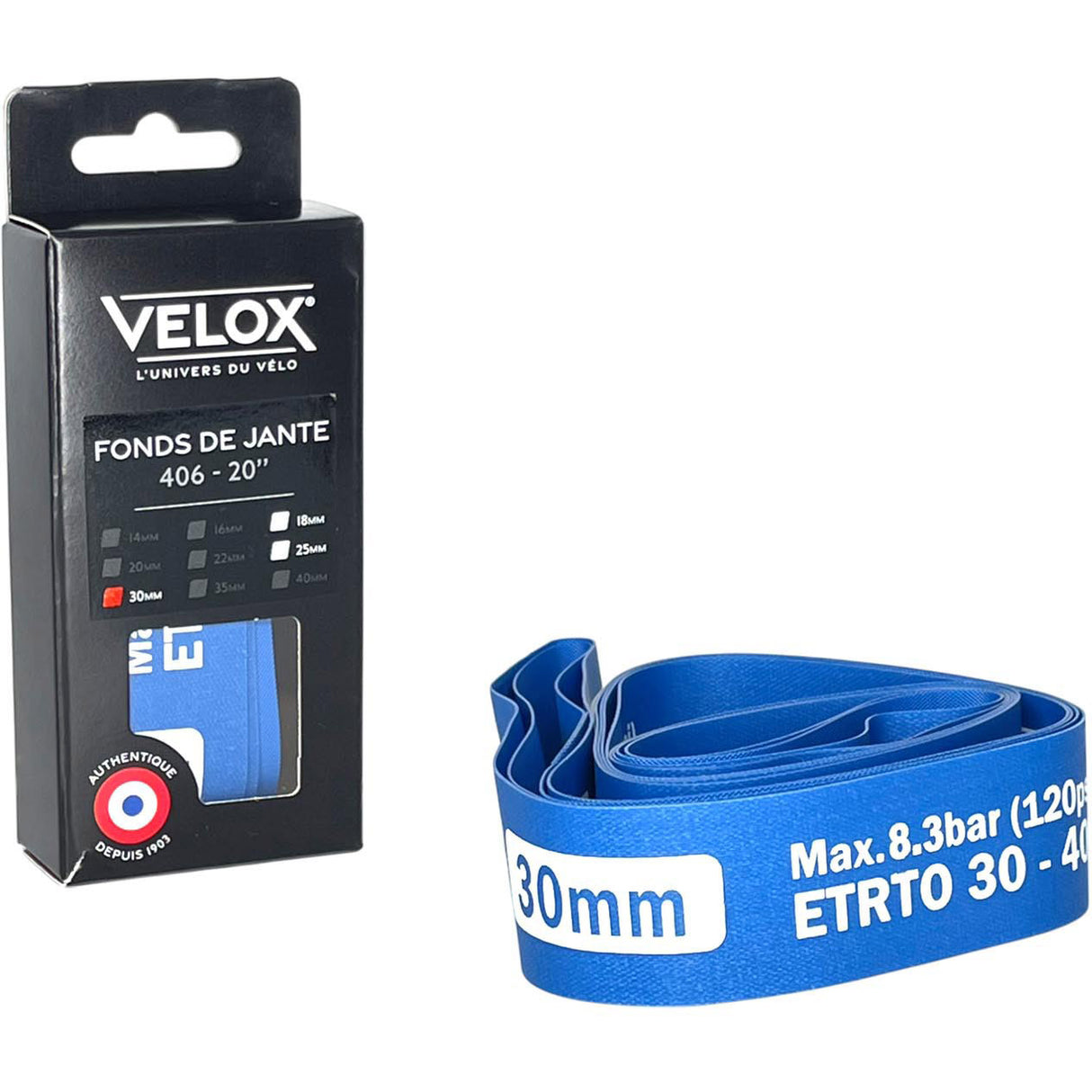 Velox páska na ráfik cargo ATB 20 30mm nylon PVC (2ks)