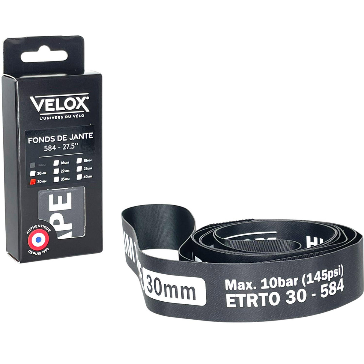 Velox rim tape high pressure cargo atb 26 30mm (2pcs)