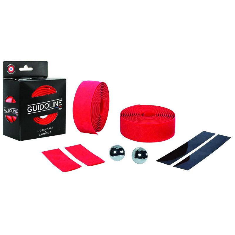Guidon Velox maxi liège confort t4 rouge (2pcs)