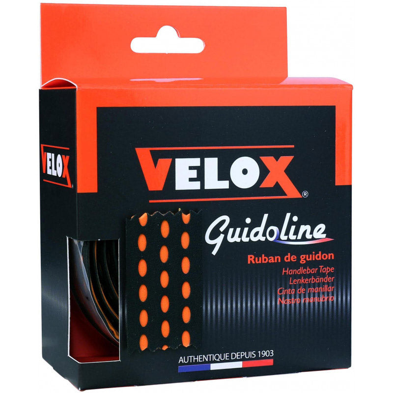 Nastro manubrio Velox bicolore 3.0 nero arancio (2 pz)
