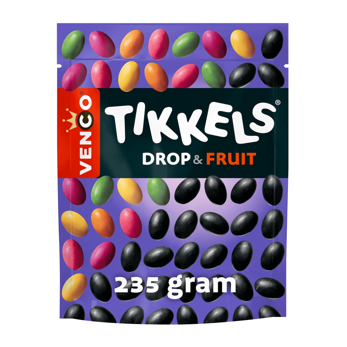 Saco de frutas de alcaçuz Venco Tikkels (10x 245g)