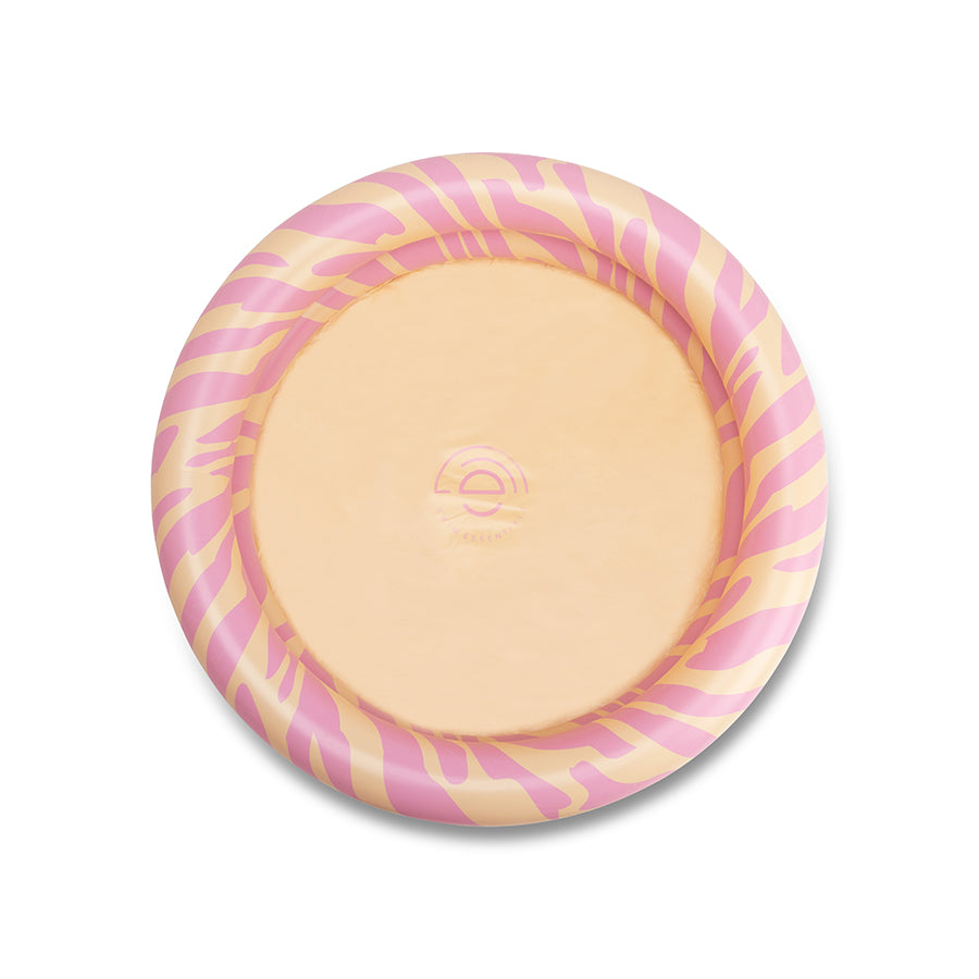 Strisce vibranti | Piscina rosa per bambini Ø 100 cm