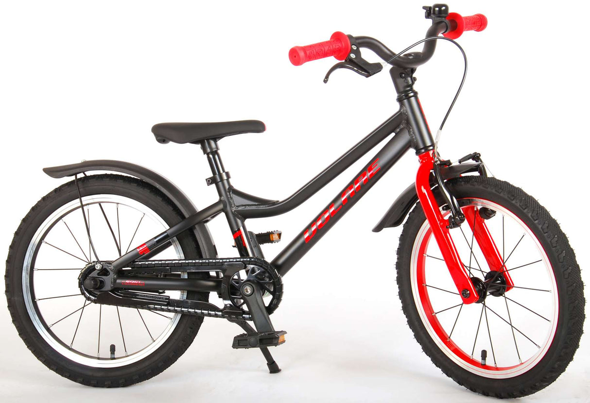 Bicicleta Infantil Volare Blaster - Meninos - 16 polegadas - Black Red - Coleção Prime