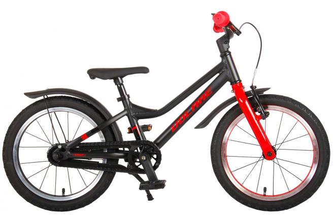 Bicicleta Infantil Volare Blaster - Meninos - 16 polegadas - Black Red - Coleção Prime