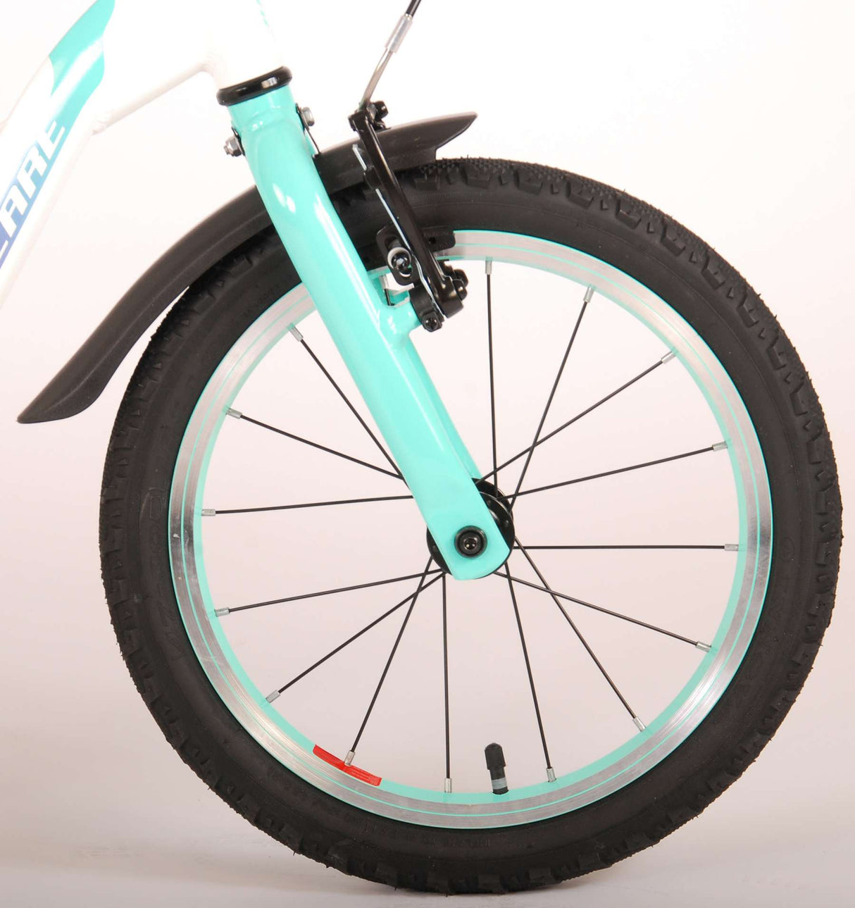 Volare Glamour Children's Bicycle - Girls - 16 pouces - White Mint Green - Prime Collection