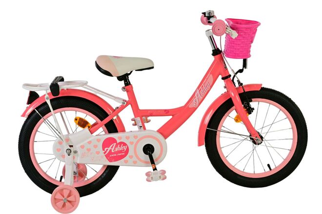 Volare Ashley children's bicycle - girls - 16 inch - pink red