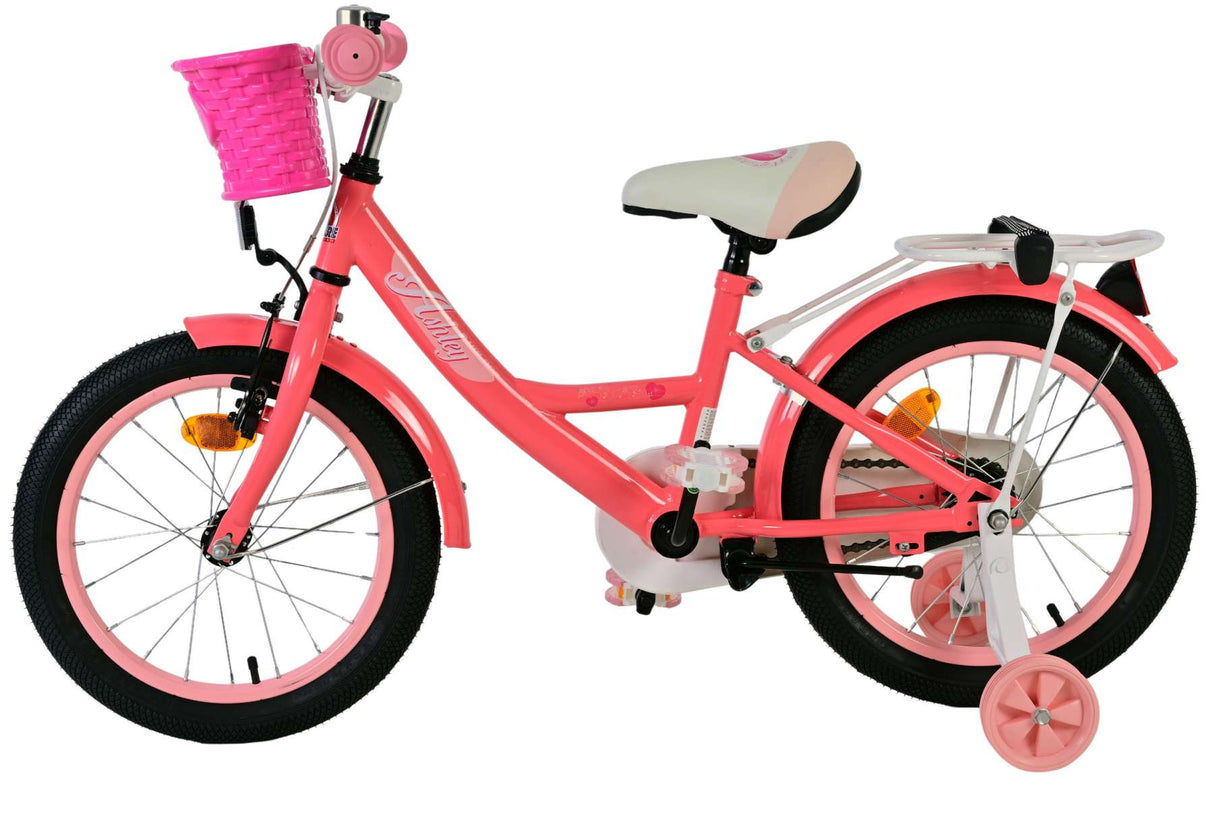 Volare Ashley children's bicycle - girls - 16 inch - pink red