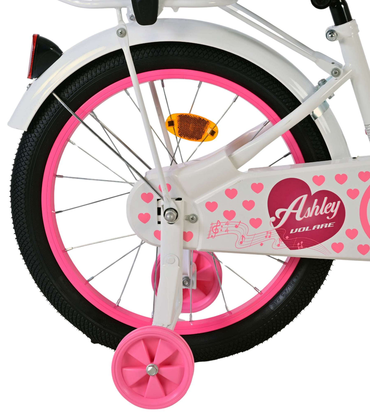 Volare Ashley children's bicycle - girls - 18 inch - white
