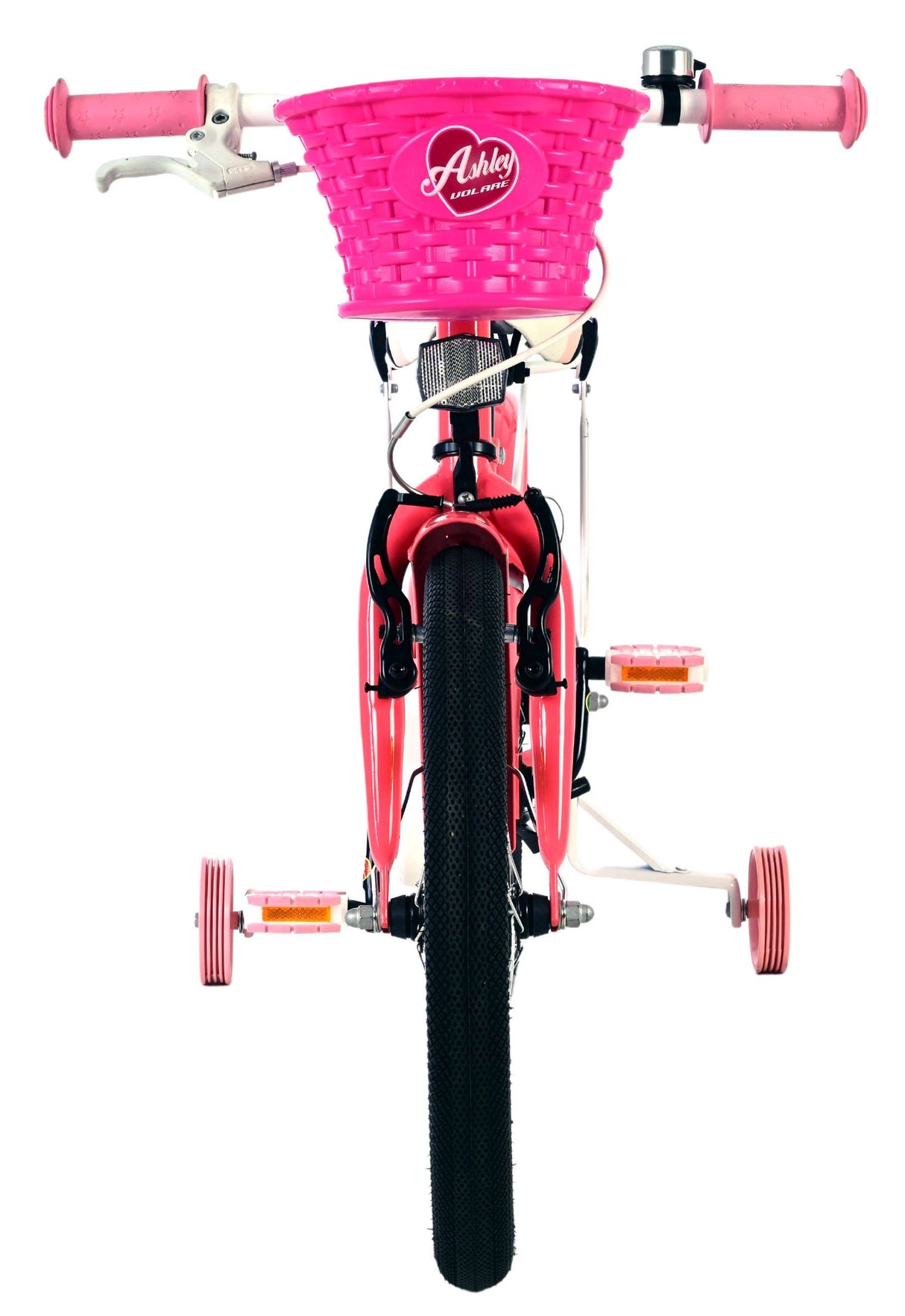 Volare Ashley children's bicycle - girls - 18 inch - pink red