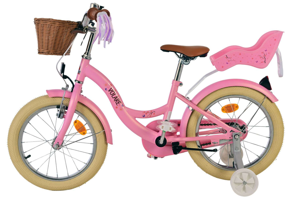 Volare Blossom children's bicycle - girls - 16 inch - pink
