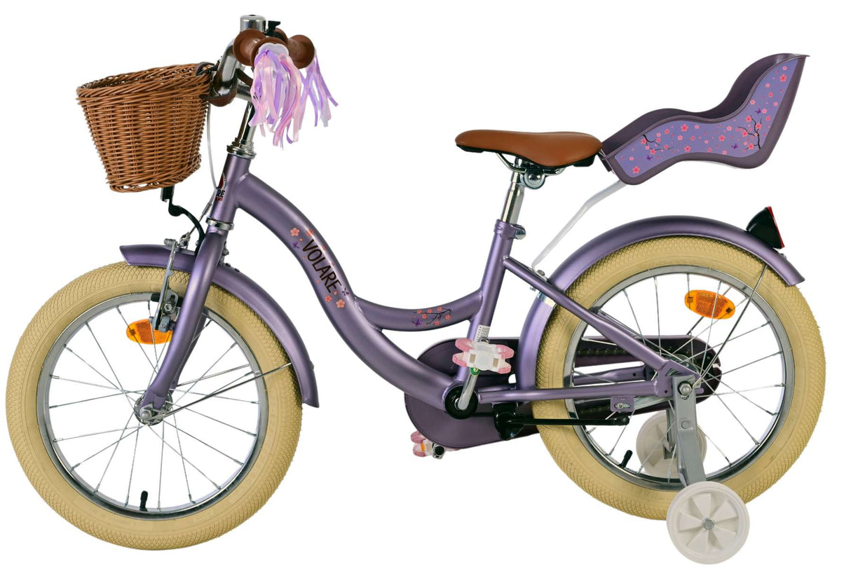 Volare blossom kinderfiets - meisjes - 16 inch - paars