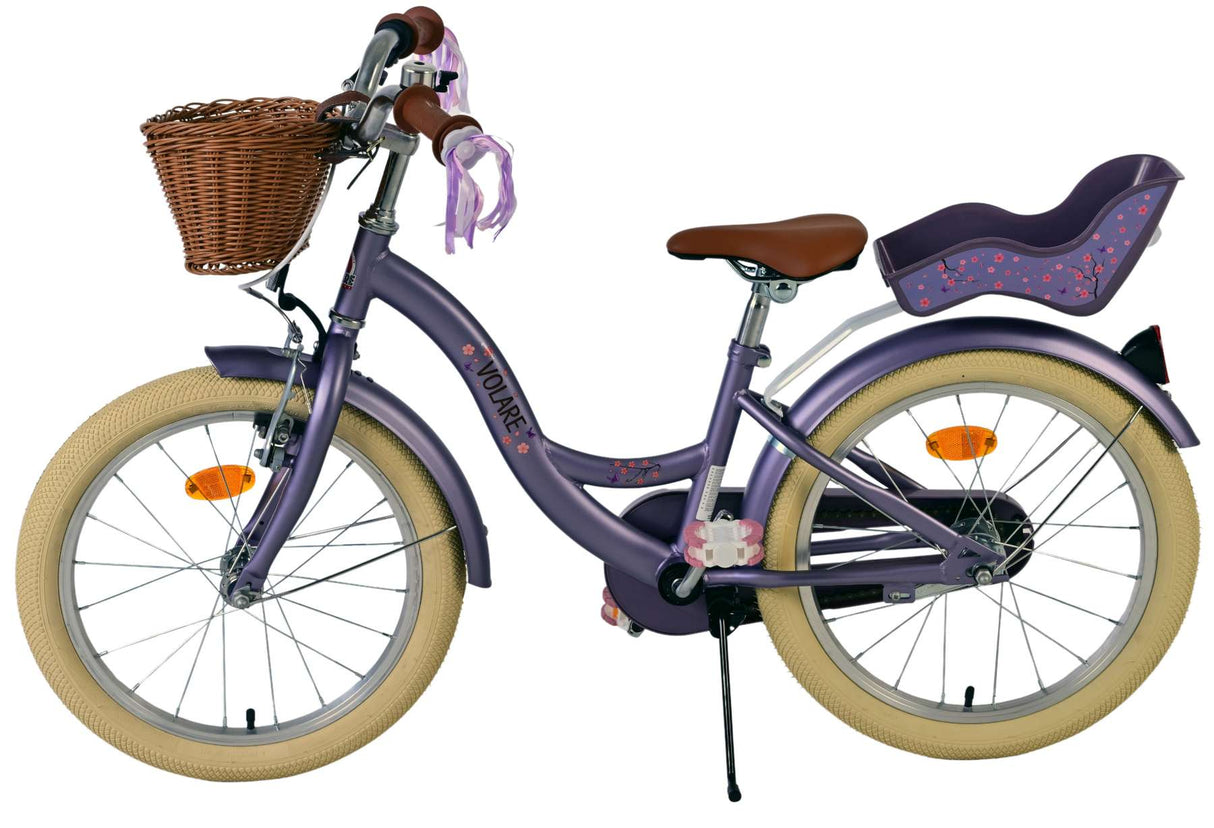 Volare blossom kinderfiets - meisjes - 18 inch - paars