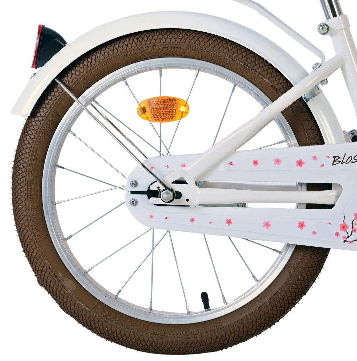 Volare Blossom children's bicycle - girls - 18 inch - white