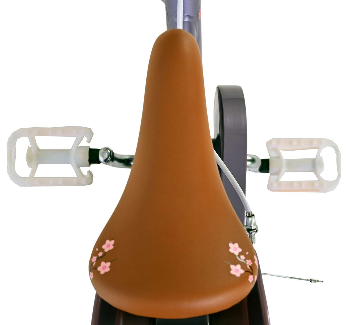 Volare Blossom children's bicycle - girls - 12 inch - purple - two hand brakes