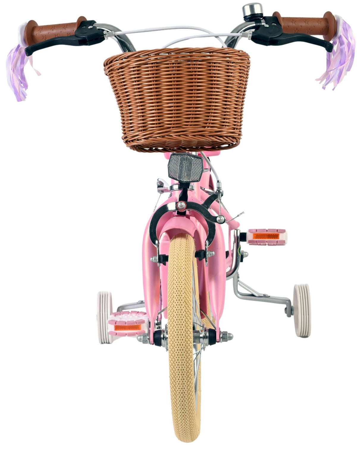 Volare Blossom children's bicycle - girls - 14 inch - pink - two hand brakes