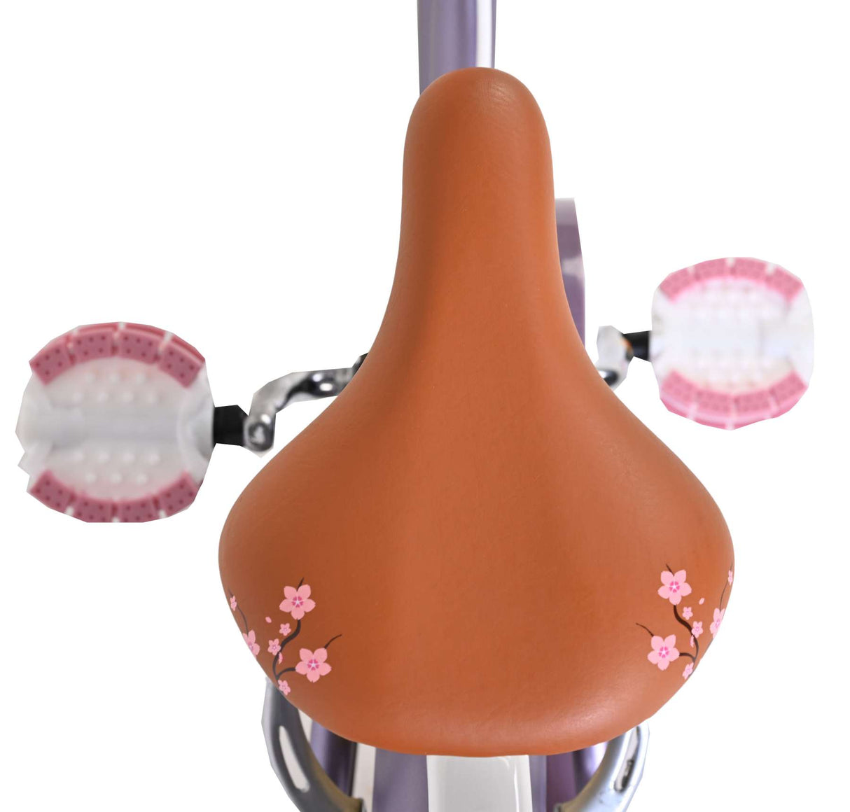 Volare blossom kinderfiets - meisjes - 16 inch - paars - twee handremmen