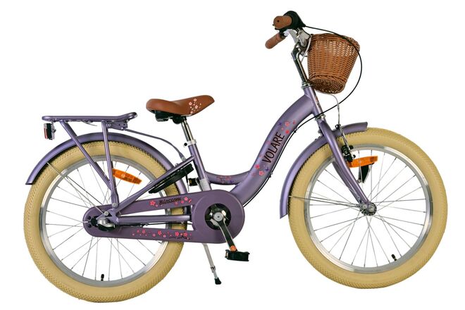 Volare Blossom Kinderfahrrad – Mädchen – 20 Zoll – Lila – Nexus 3 Gänge
