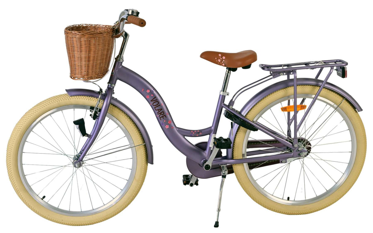 Volare blossom children's bike - mädchen - 24 zoll - lilac