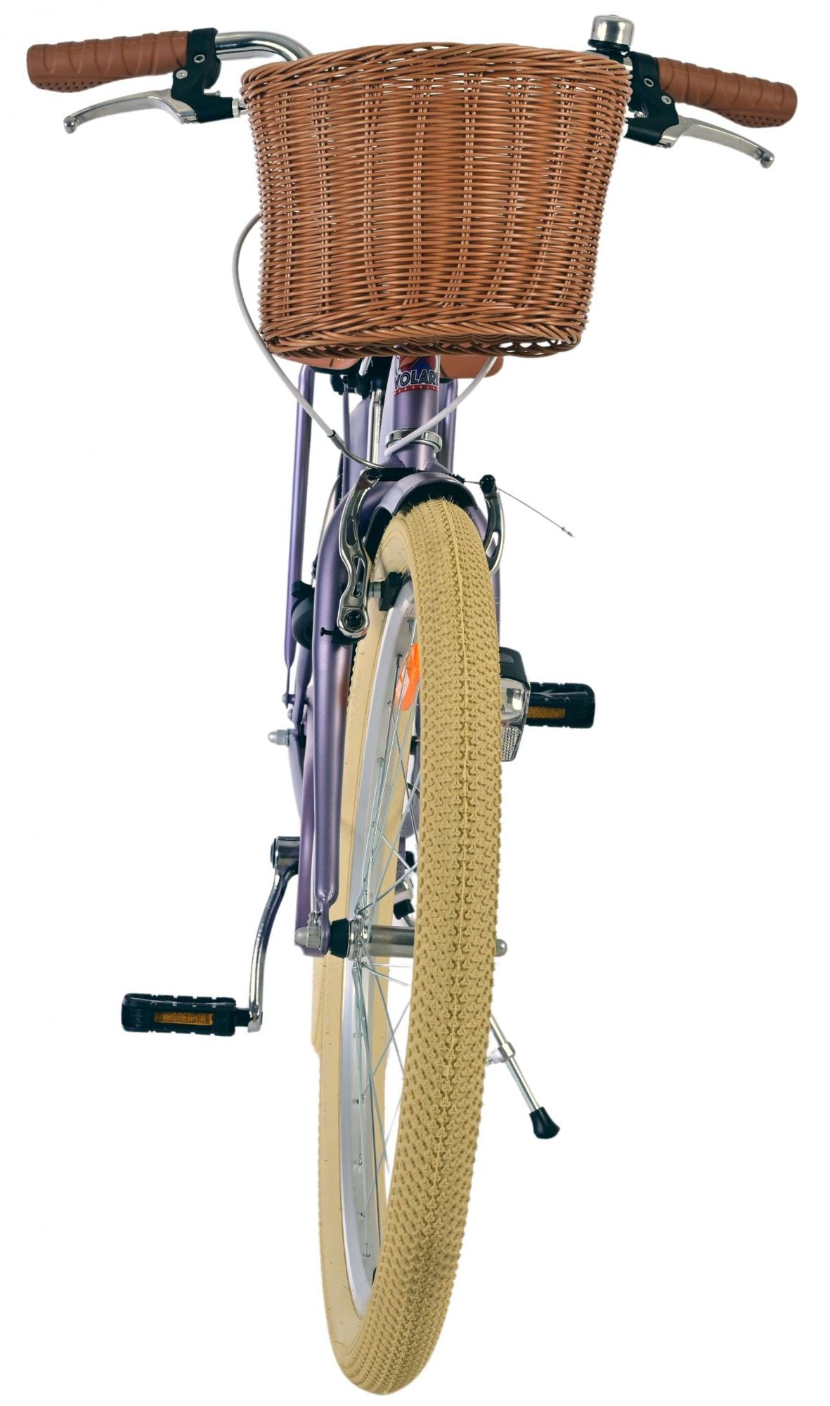 Volare Blossom children's bicycle - girls - 24 inch - purple - two hand brakes