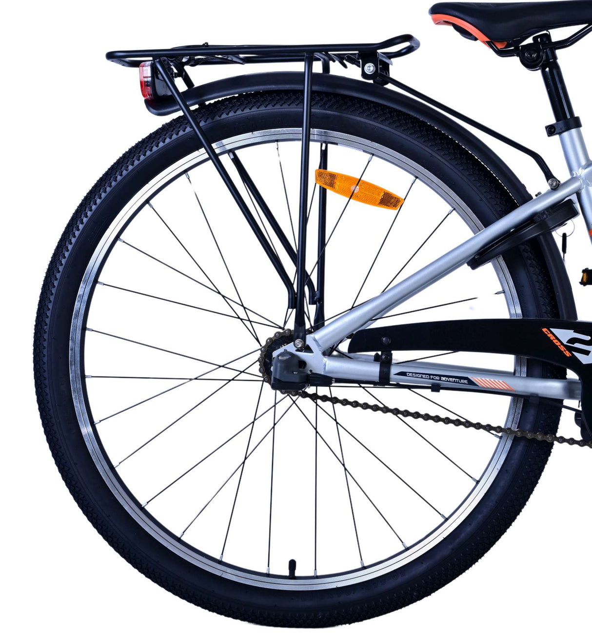 Volare Cross Children's Bike Boys 26 -calowe srebrne 3 biegi