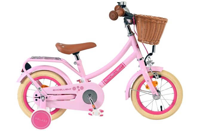 Volare excellent kinderfiets - meisjes - 12 inch - roze