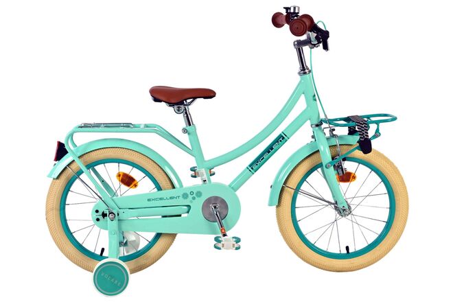 Volare excellent children's bicycle - girls - 16 inch - green - 95% assembled