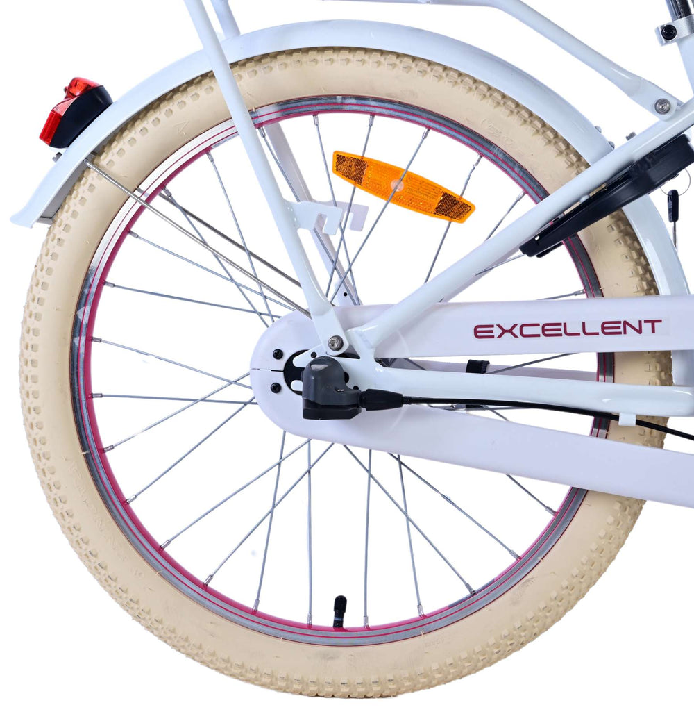 Volare Volare Children's Bicycle Girls 20 inch White 3 gears