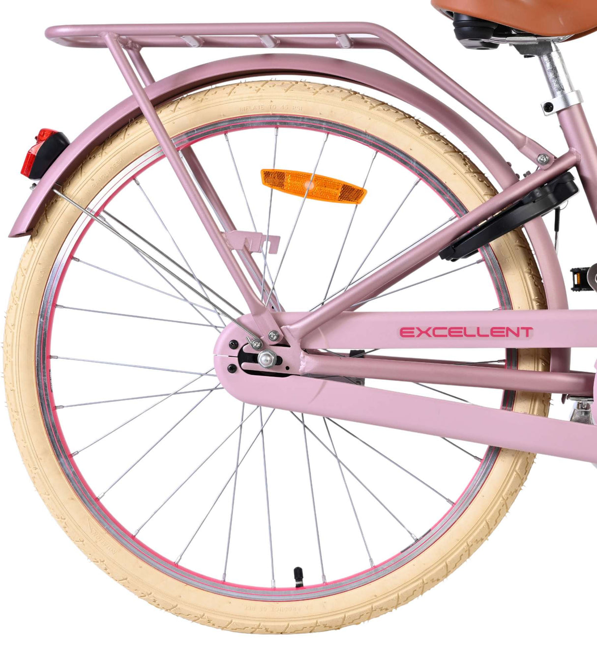 Volare excellent kinderfiets - meisjes - 24 inch - mat roze