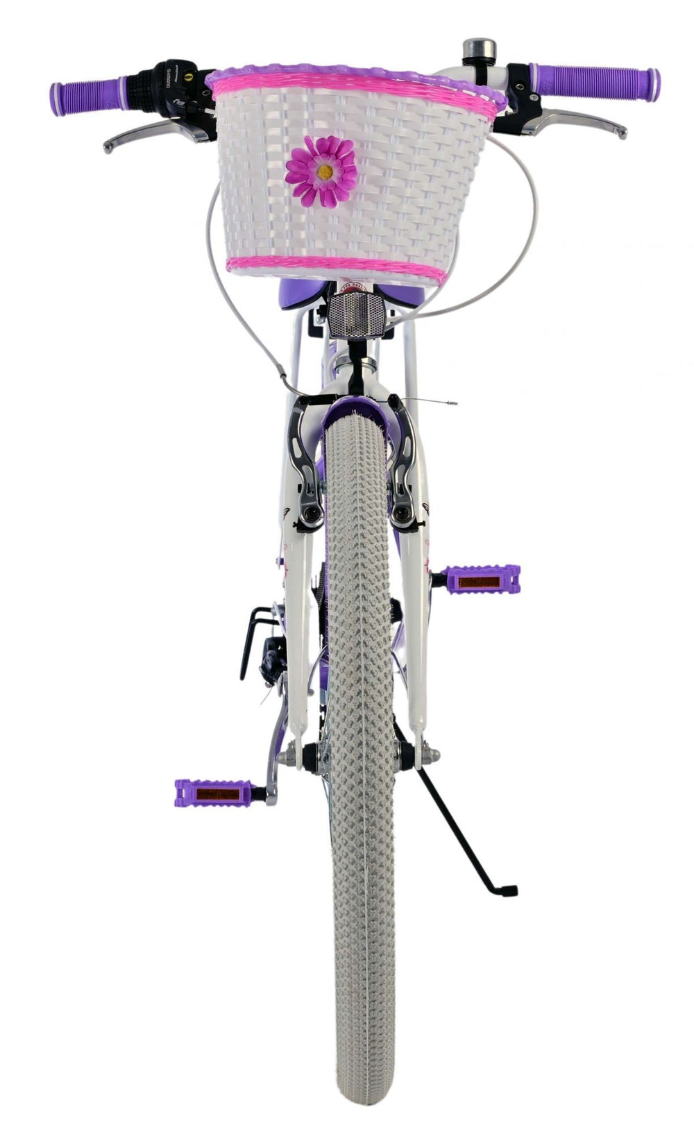 Volare lovely children's bicycle - girls - 24 inch - purple - 7 gears