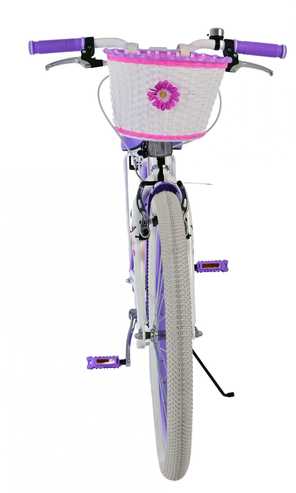 Volare lovely children's bicycle - girls - 24 inch - purple - two hand brakes