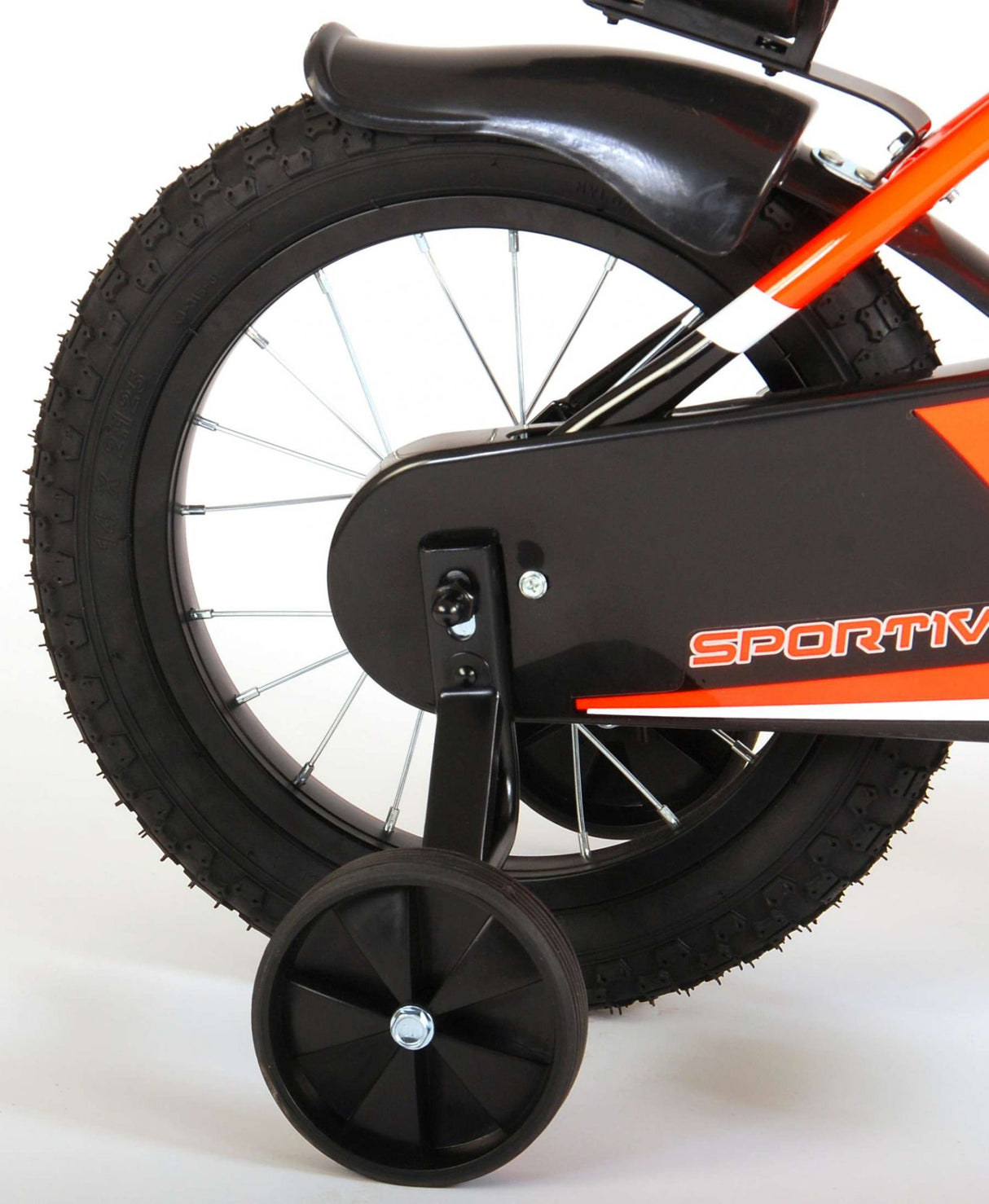 Volare Sportivo Child's Bike Boys 14 pouces néon oranje noir 95% assemblé