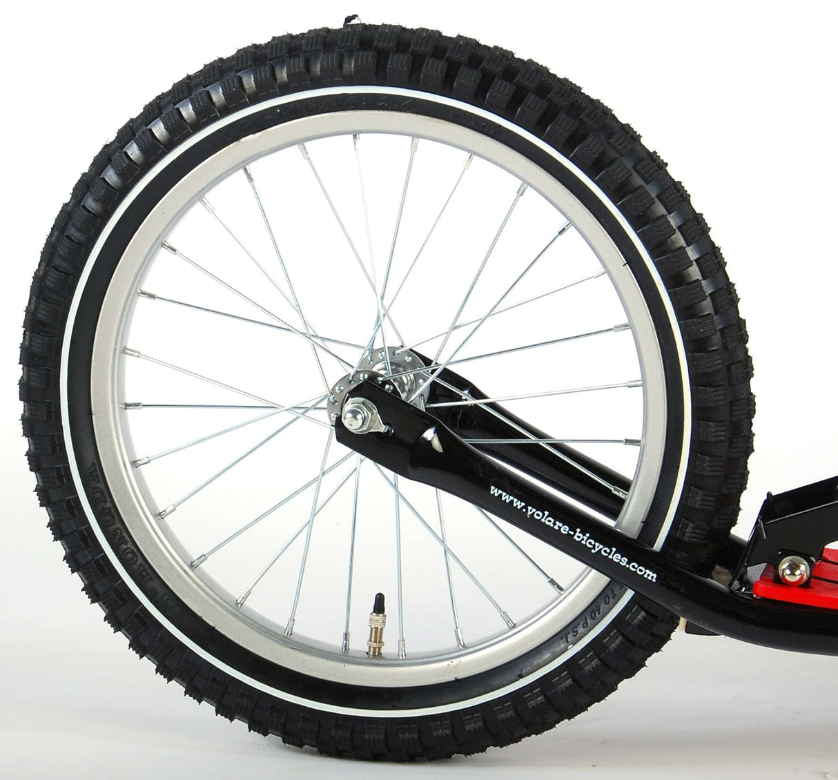 Vlatare Step - Boys and Girls - 16 pollici - rosso nero