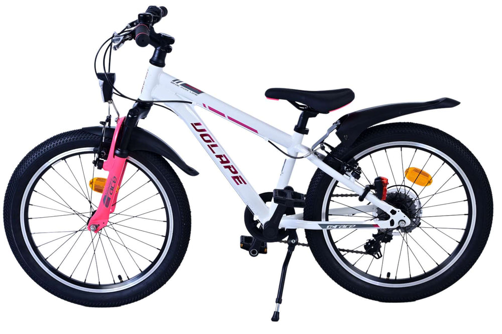 Volare XC race children's bike - 20 inch - 7 speed - white pink