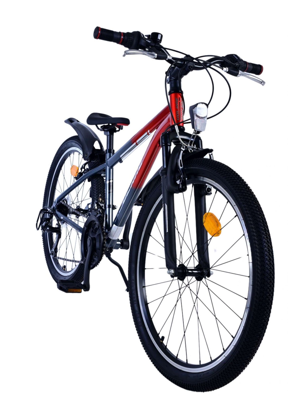 Volare XC Race Children's Bicycle - 24 Inch - 21 Speed - Red Grey