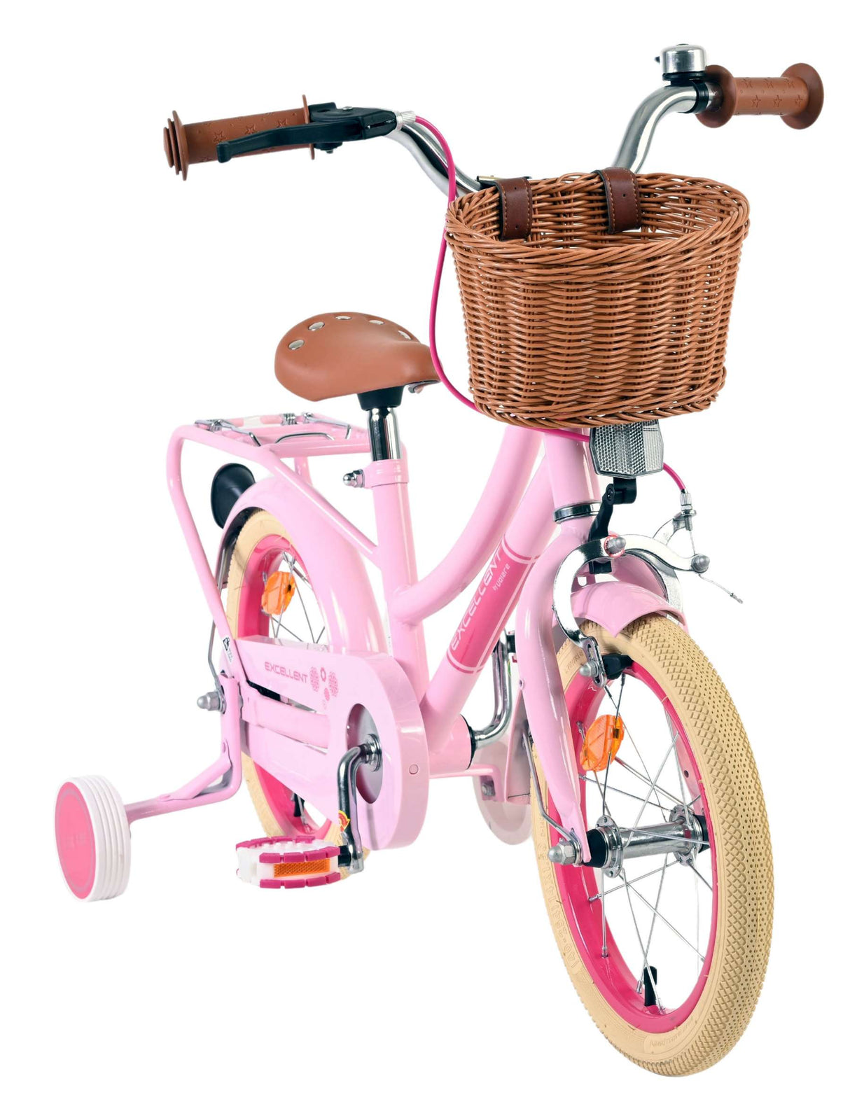 Volare excellent kinderfiets - meisjes - 14 inch - roze