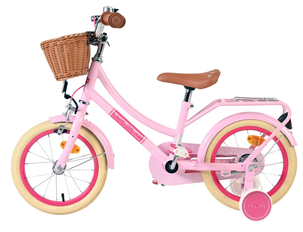 Volare excellent kinderfiets - meisjes - 14 inch - roze