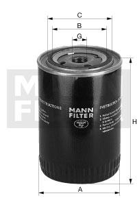 Mann-filter mann oliefilter hydrauliek