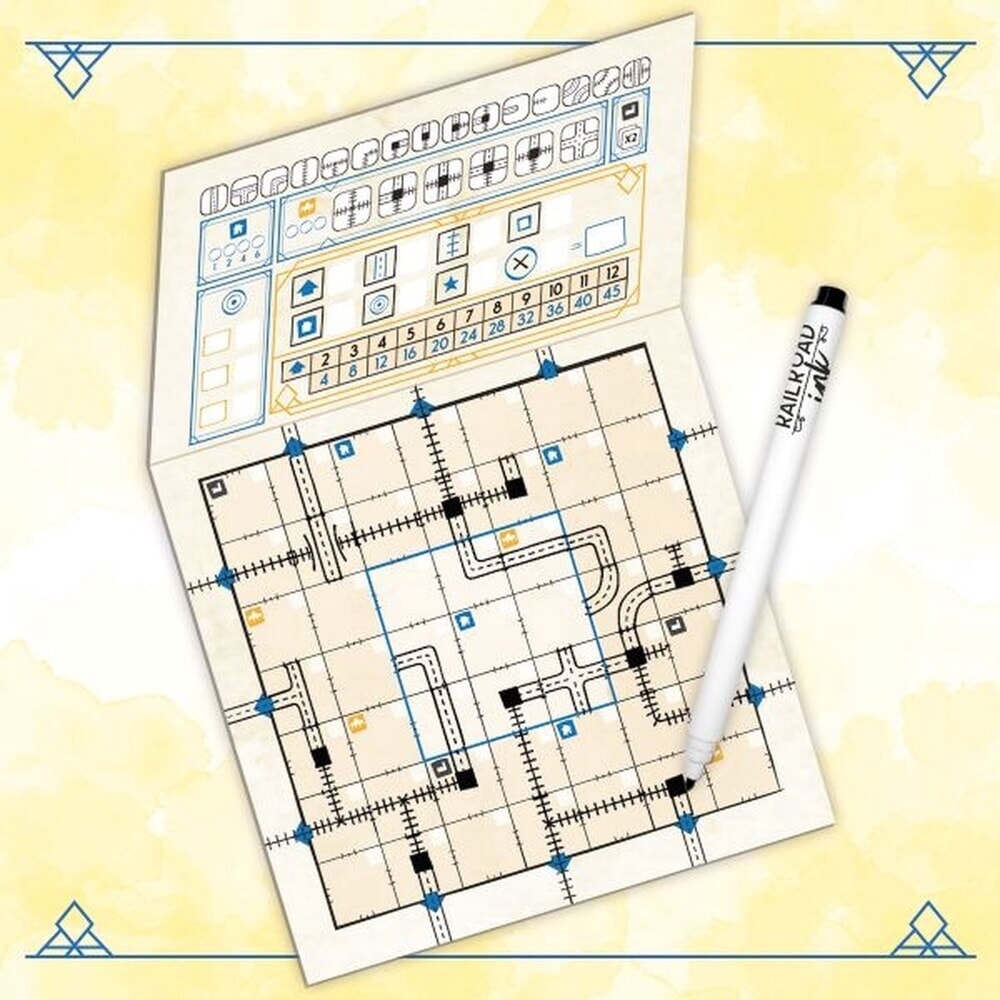 White Goblin Games Railroad Ink (Goudgele versie)