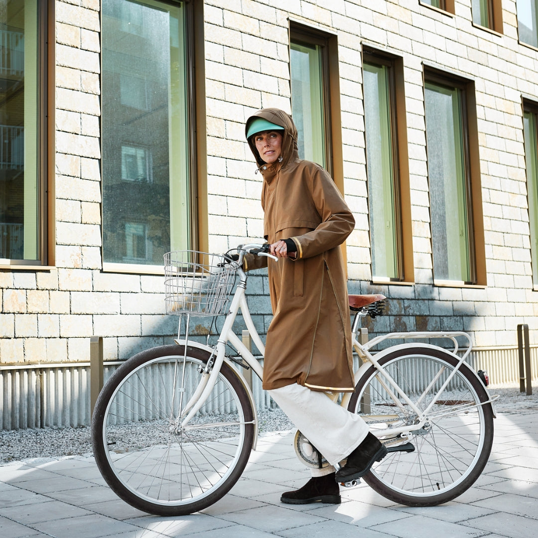 Weathergoods Sweden raincoat imbris camel l