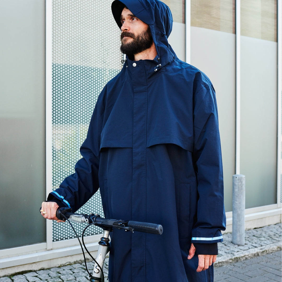 Weathergoods Sweden dežni plašč Imbris Navy S